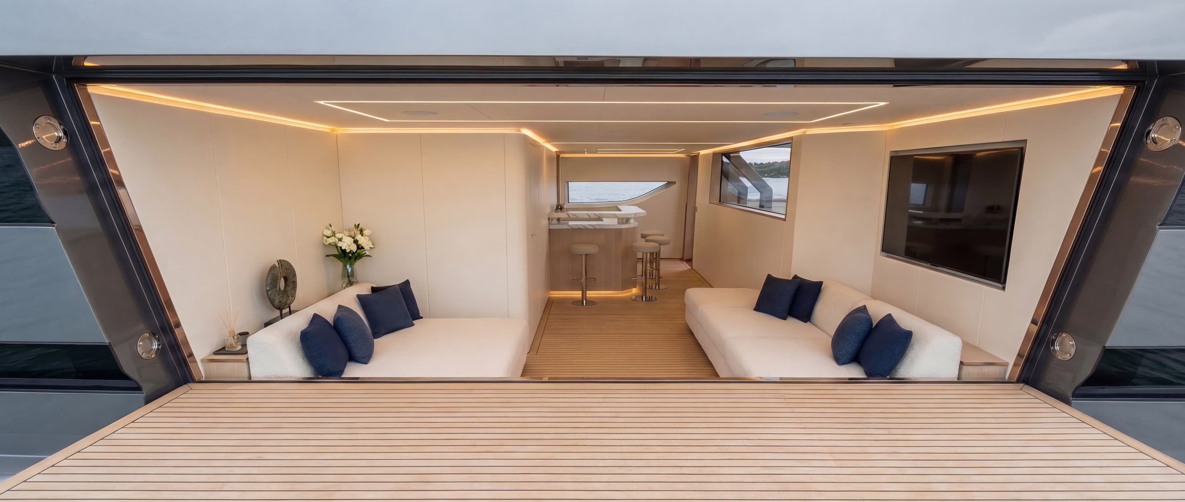 Interiors — Beach club